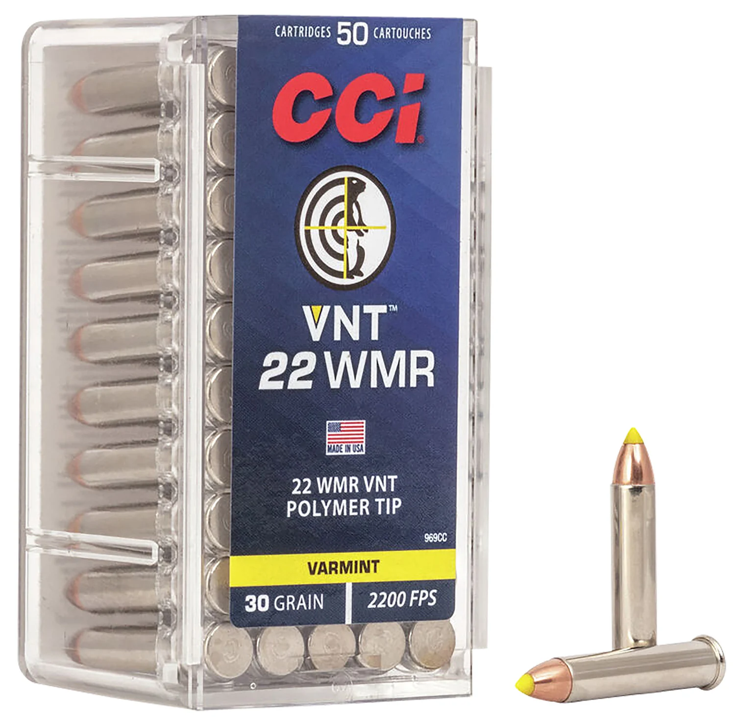 Cci .22 WMR 30gr HP Brass – 50rd
