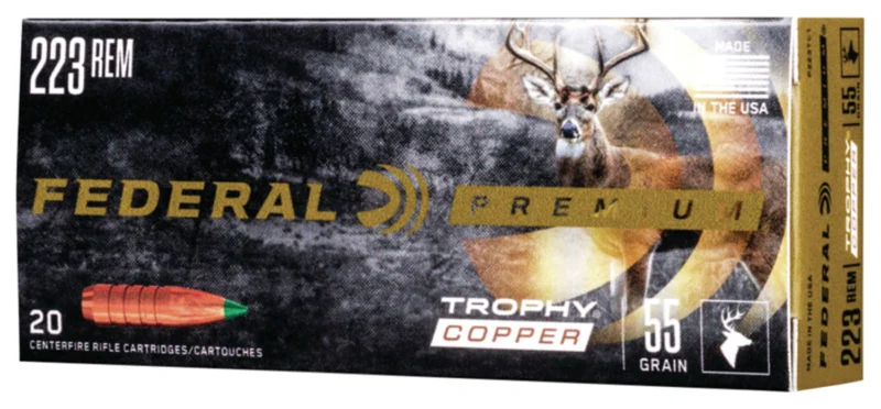 Federal .223 Remington 55gr Brass – 20rd