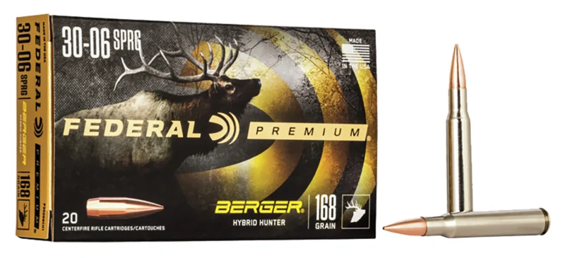Federal .30-06 Springfield 168gr Brass – 20rd