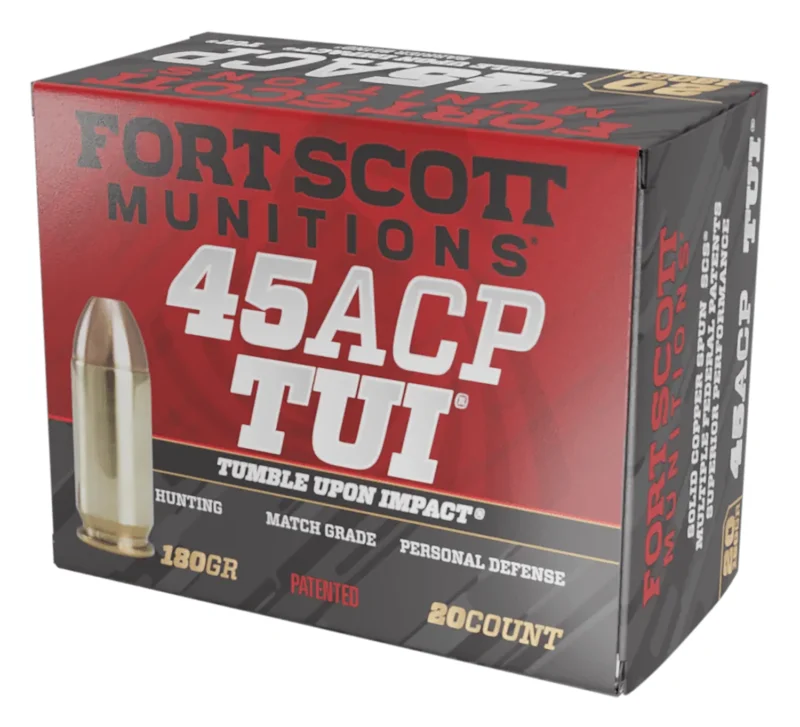 Fort-Scott .45 ACP 180gr Brass – 20rd