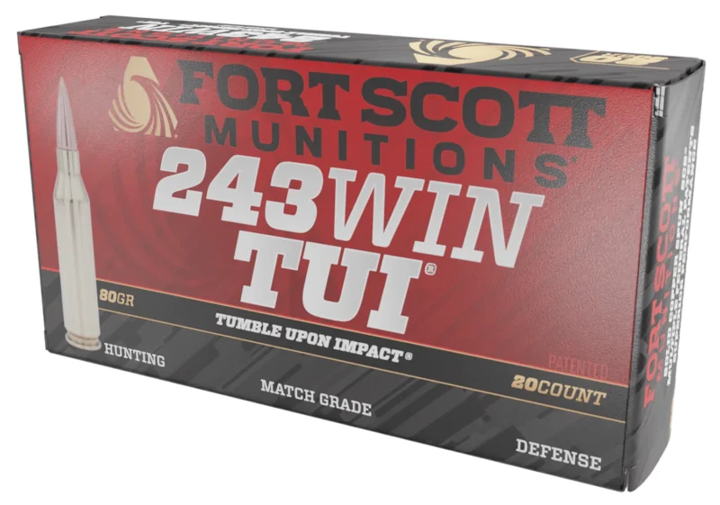 Fort-Scott .243 Winchester 80gr Brass – 20rd