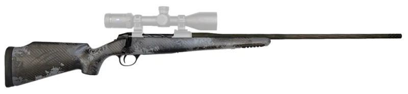 Fierce Firearms FRG338LAP26BU Twisted Rage 338 Lapua Mag Caliber with 3+1 Capacity, 26" Twisted Barrel, Black Cerakote Metal Finish & Urban Camo Fixed Fierce Tech C3 Stock, Right Hand (Full Size)