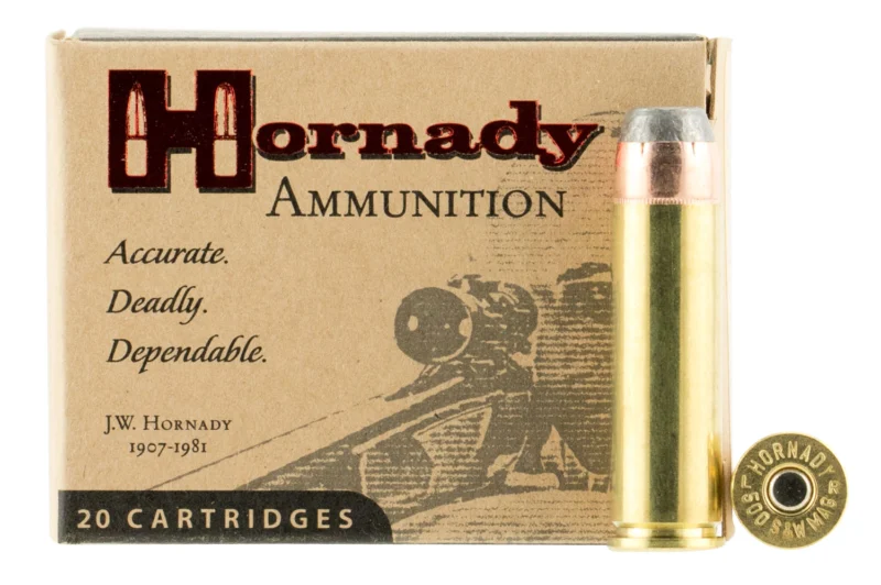 Hornady .500 S&W Magnum 500gr XTP Brass – 20rd