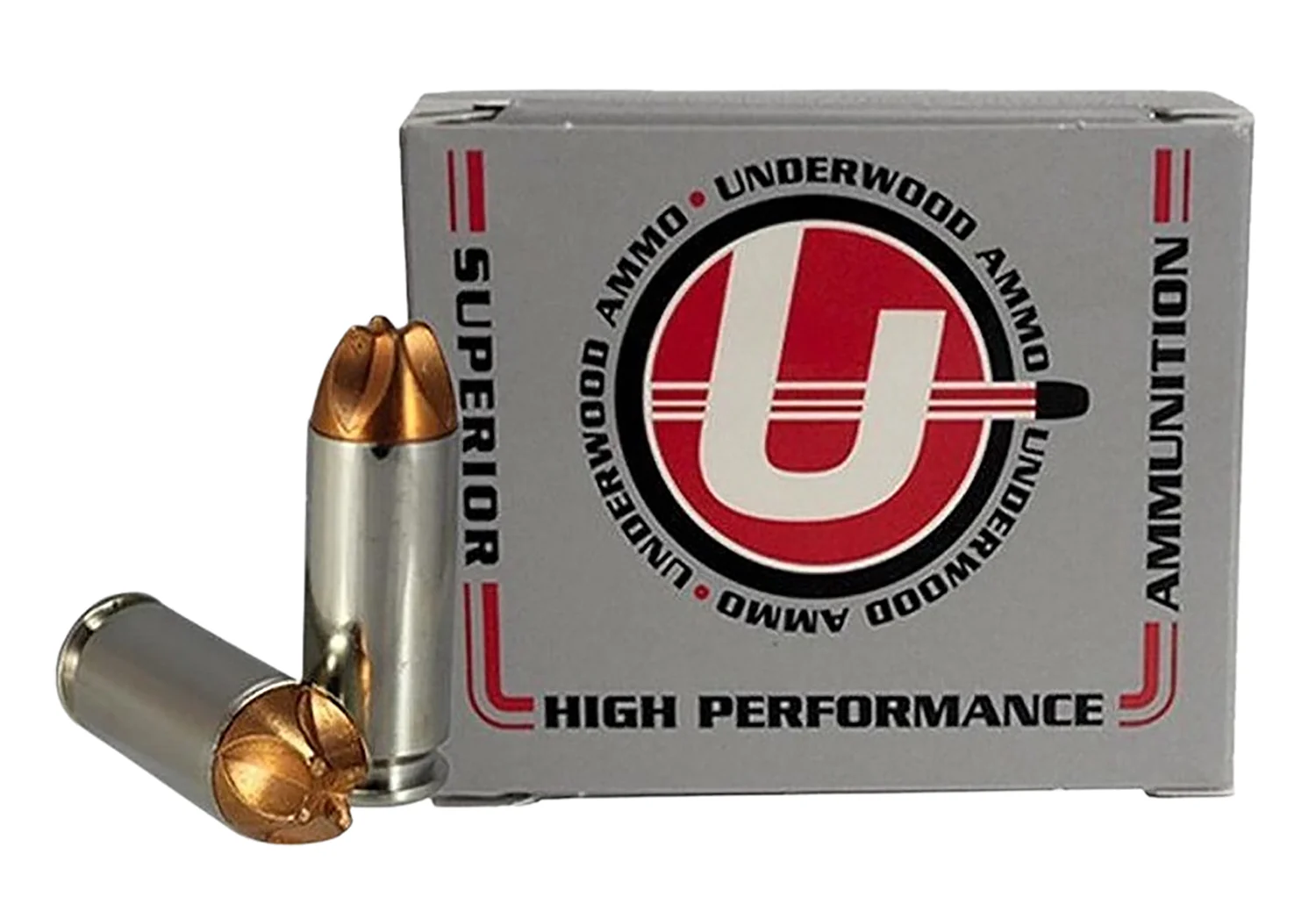 Underwood 10mm Auto 150gr Nickel-Plated Brass – 20rd