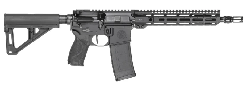 Smith & Wesson 14603 M&P 15 Axe Pistol 5.56 NATO 30+1 11.50" Black Armornite Threaded Barrel, Black Hardcoat Anodize Aluminum Receiver w/Picatinny Rail, M-LOK Handguard, Black Polymer Magpul BTR Brace