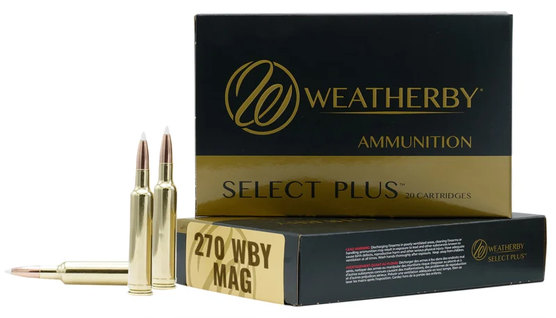 Weatherby .270 Winchester 130gr TSX Brass – 20rd