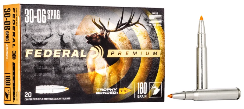 Federal .30-06 Springfield 180gr BONDED Brass – 20rd