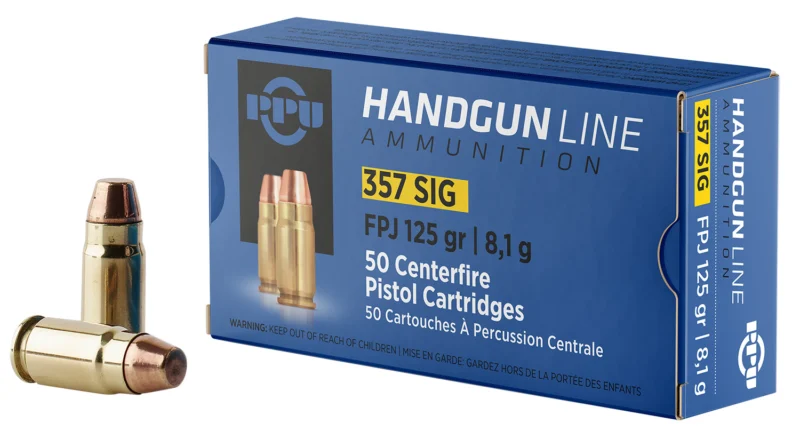 Prvi-Partizan .357 SIG 125gr Brass – 50rd