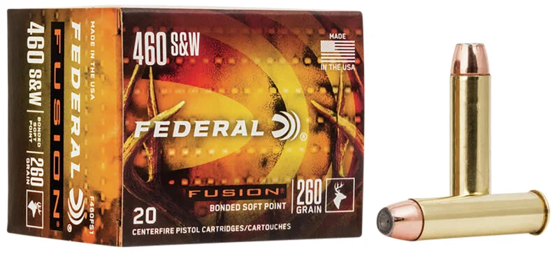 Federal .460 S&W Magnum 260gr SP Brass – 20rd