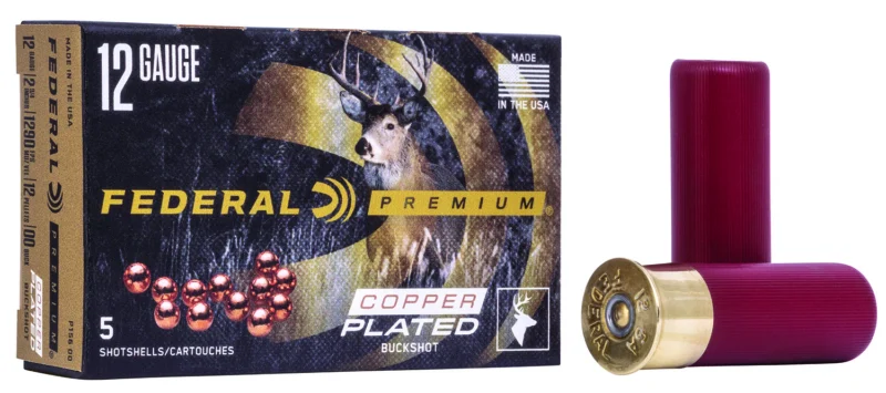 Federal 12 Gauge BUCKSHOT – 5rd
