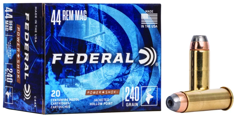 Federal .44 Magnum 240gr Brass – 20rd