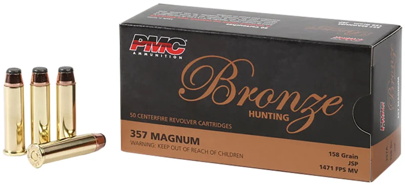 PMC .357 Magnum 158gr JACKETED SOFT POINT Brass – 50rd