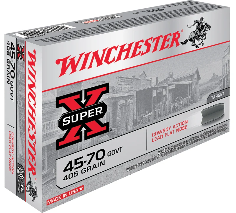 Winchester .45-70 Government 405gr Brass – 20rd