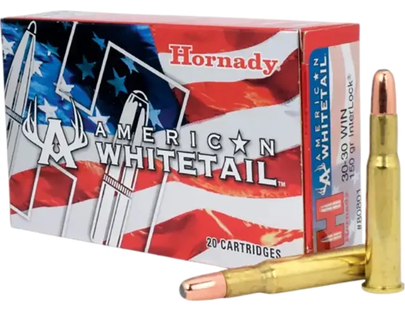 Hornady .30-30 Winchester 150gr INTERLOCK ROUND NOSE Brass – 20rd