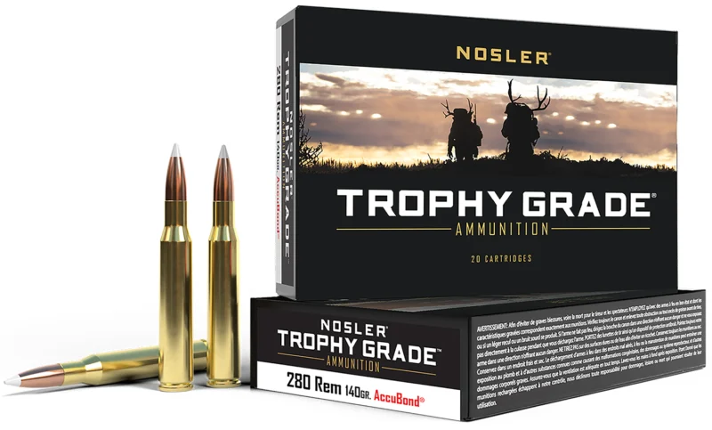 Nosler .280 Remington 140gr ACCUBOND Brass – 20rd