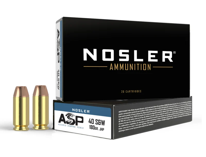 Nosler .40 S&W 180gr Brass – 50rd