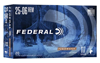 Federal .25-06 Remington 117gr SP Brass – 20rd