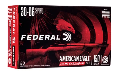 Federal .30-06 Springfield 150gr FMJ Brass – 20rd