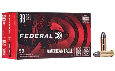 Federal .38 Special 158gr LRN Brass – 50rd