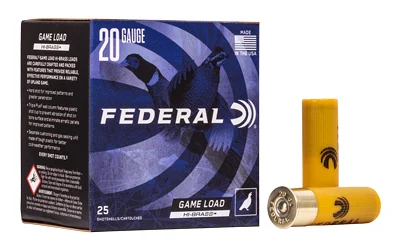 Federal 20 Gauge Brass – 25rd