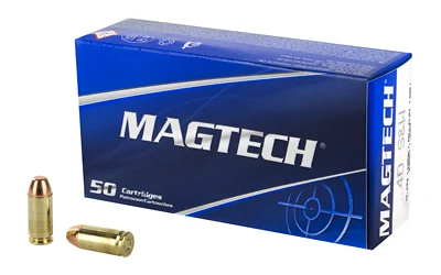 Mag-Tech .40 S&W 165gr FMJ Brass – 50rd