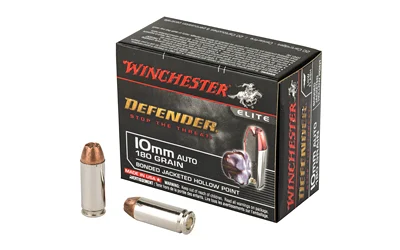 Winchester 10mm Auto 180gr BONDED Nickel-Plated Brass – 20rd