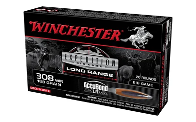 Winchester .308 Winchester 168gr ACCUBOND Brass – 20rd