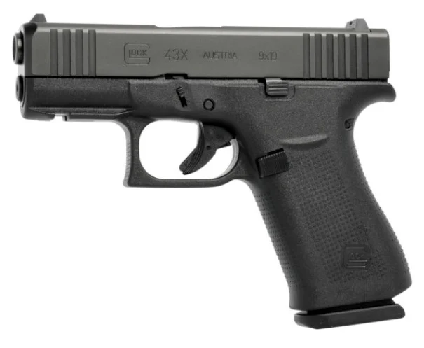 GLOCK G43X 9MM BLK 3.39" 15+1 FS FR