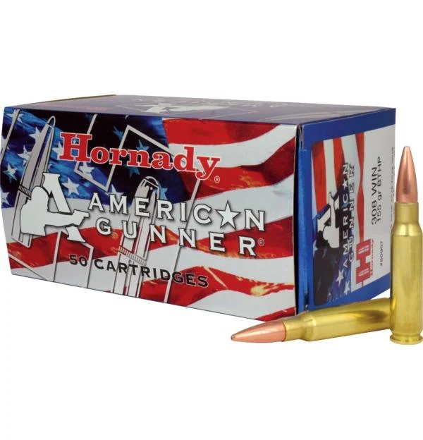 hornady .308 Winchester 155gr HP – 50rd